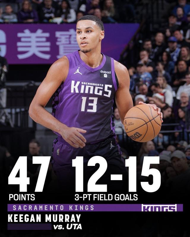 半岛体育官方网站-12记三分超科比 11连中创历史！穆雷神准惊动库里